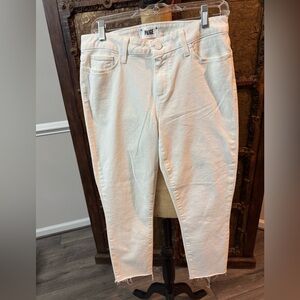 PAIGE‎ white Ankle Cropped Jeans 29